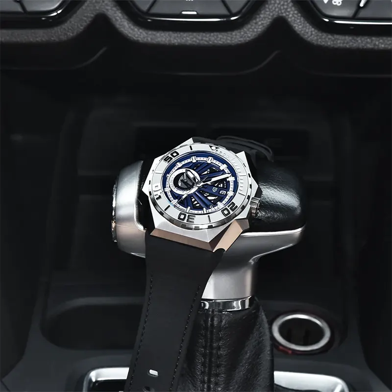 Pagani Design PD-YS007 Skeleton Blue Dial Automatic Men's Watch